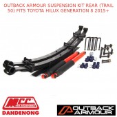OUTBACK ARMOUR SUSPENSION KIT REAR (TRAIL 50) FITS TOYOTA HILUX GEN 8 2015+